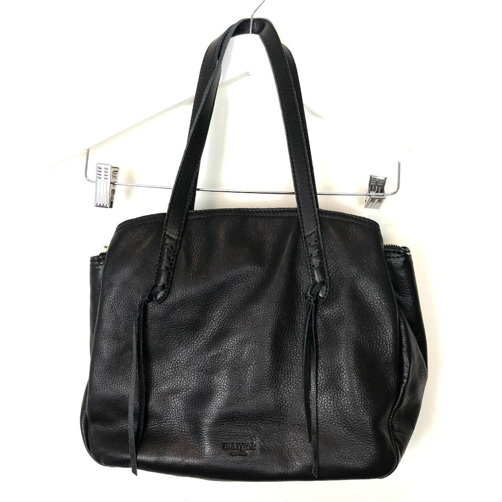 Margot New York Large Leather Tassel Tote Bag